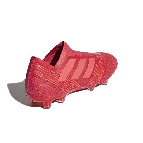 Chaussures de Football Adidas Nemeziz 17+ FG rouge