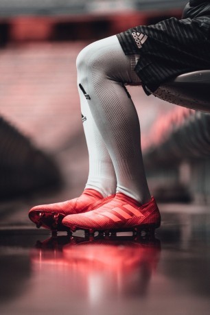 Scarpe Calcio Adidas Nemeziz 17+ FG rosso