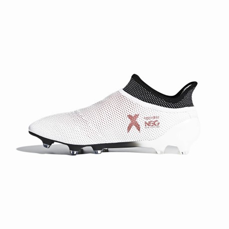 Zapatos de Fútbol Adidas X 17+ FG blanco