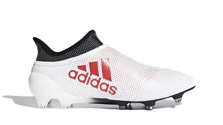 Zapatos de Fútbol Adidas X 17+ FG blanco
