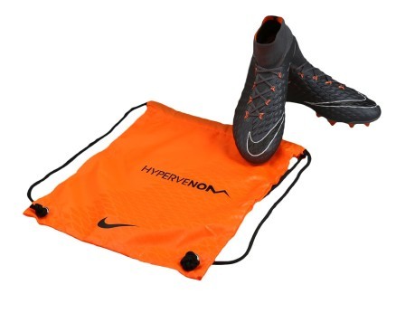 Fußball schuhe Nike Hyprevenom Phantom III FG grau