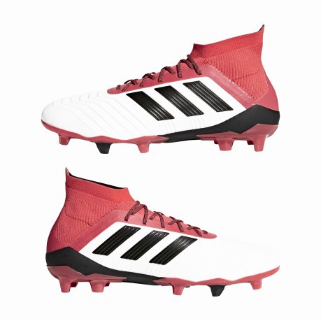 Chaussures de Football Adidas Predator 18.1 FG blanc