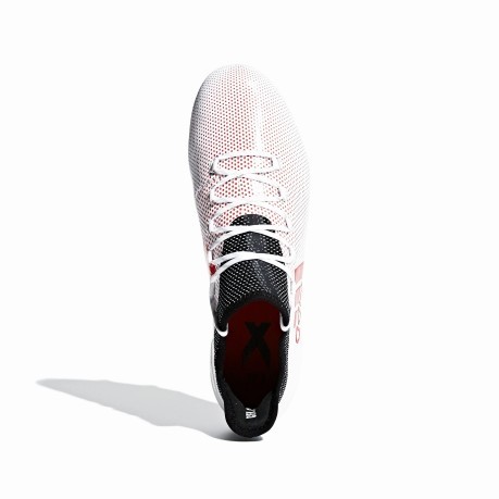 Botas de fútbol Adidas X 17,1 FG blanco
