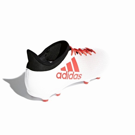 Botas de fútbol Adidas X 17.3 FG blanco