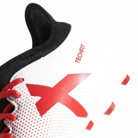Botas de fútbol Adidas X 17.3 FG blanco