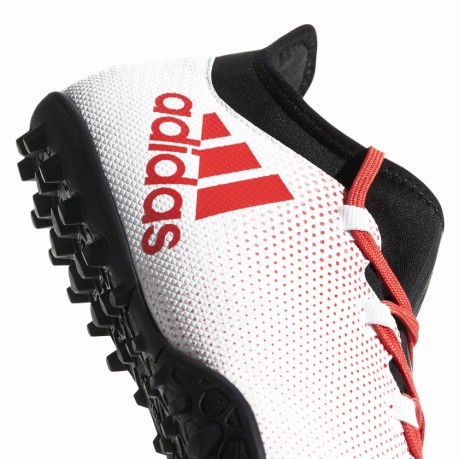 Chaussures de Football Adidas X 17.3 TF blanc