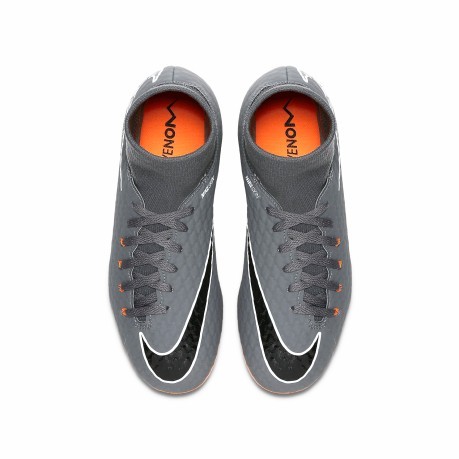 Las botas de fútbol Nike Hypervenom Phantom III AG gris