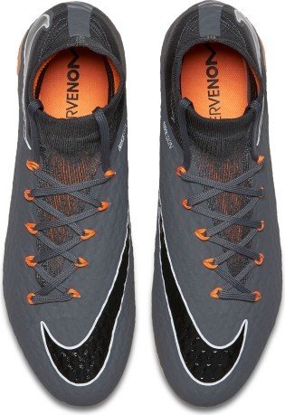 Zapatos de fútbol Hypervenom Phantom FG III gris
