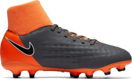 Chaussures de Football Magista Obra II de l'Académie FG orange gris