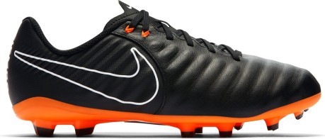 Niños botas de fútbol Nike Tiempo Legend Academia FG negro naranja