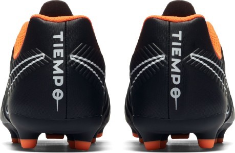 Kids football boots Tiempo Legend VII Club black orange