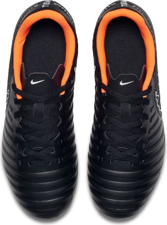 Enfants chaussures de football Tiempo Legend VII Club noir orange