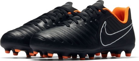 Enfants chaussures de football Tiempo Legend VII Club noir orange