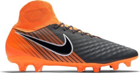 Las botas de fútbol Magista Obra II Pro DF FG Fast AF Pack colore gris naranja - Nike - SportIT.com
