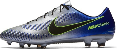 Chaussures de Football Nike Mercurial Veloce III Neymar gris bleu