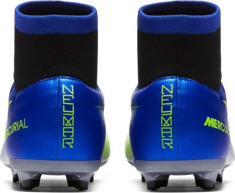 Botas de fútbol de niño Nike Mercurial Victory VI Neymar FG azul-gris