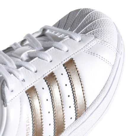Shoes SuperStar 2018 white gold