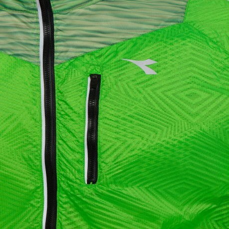 Ejecución de chaqueta de Hombre de color verde Brillante