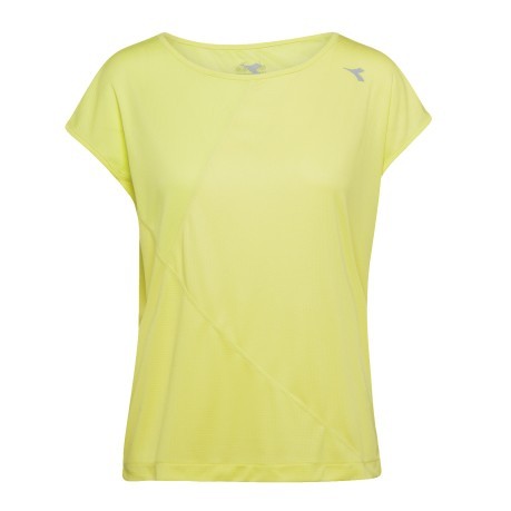 Camiseta para correr de Mujer L verde Brillante