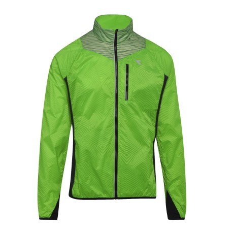 Ejecución de chaqueta de Hombre de color verde Brillante