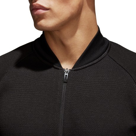Sweat-shirt hommes ID Tricot blouson noir modèle