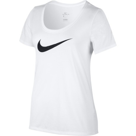 T-Shirt de dames Sèche-Training blanc noir