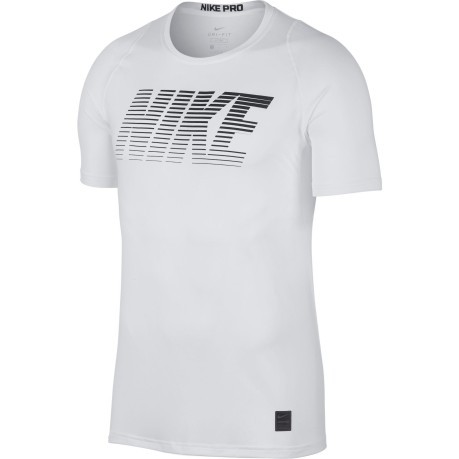 Hombres T-Shirt Pro Top blanco negro