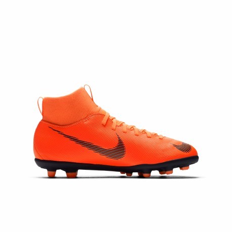 Scarpe calcio bambino Nike Mercurial Superfly VI MG arancio