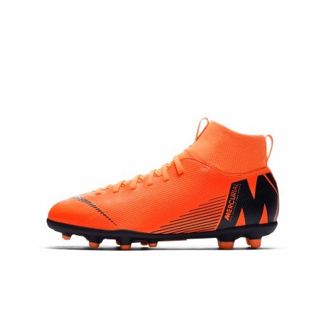 Chaussures de football enfant Nike Mercurial Superfly VI MG orange