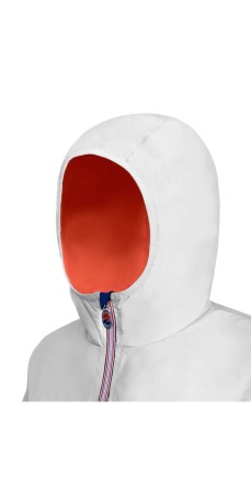 Windproof jacket Women white red