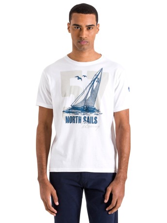 Herren T-shirt Graphic 57 grau model