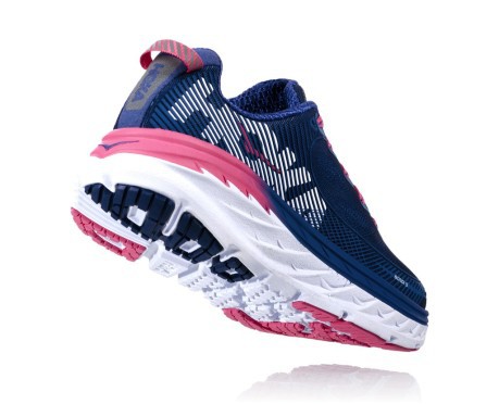 Ladies Running shoes Bondi 5 Neutral A3 blue pink