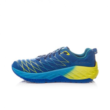 Running shoes mens Clayton 2 light blue yellow