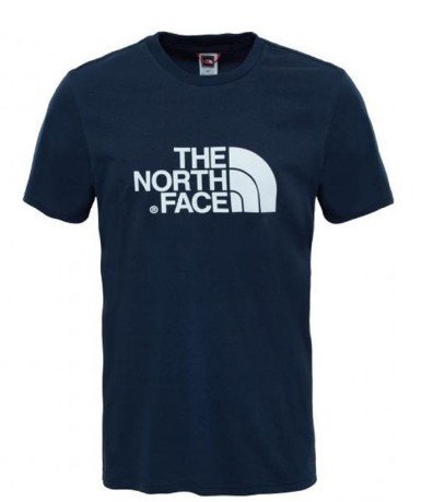 T-Shirt de Trekking Hombre Fácil-azul