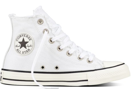 Shoes CT All Star High white Denim right