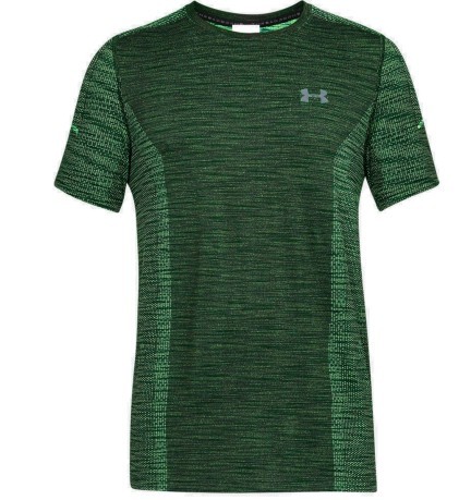 T-Shirt Man Threadborne Seamless front green