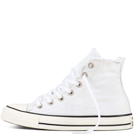 Zapatos de CT All Star High white Denim derecho