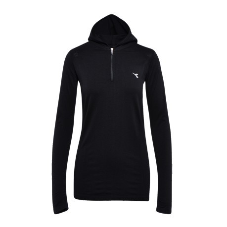 Maglia Running Donna Seamless LS nero