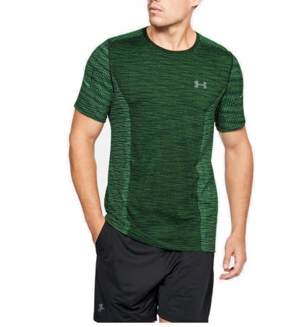 T-Shirt Man Threadborne Seamless front green
