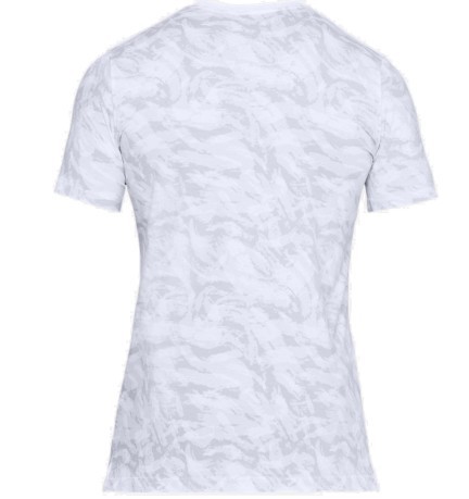 Hombres T-shirt Sportstyle Impreso frente a la fantasía blanco