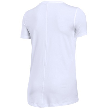T-Shirt Femmes HeatGear® Armour blanc à l'avant