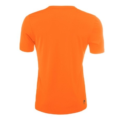 Baby T-Shirt-Vision-Radical orange, blau gegenüber