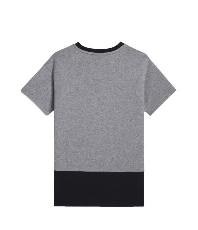 T-Shirt Junge grau schwarz Air