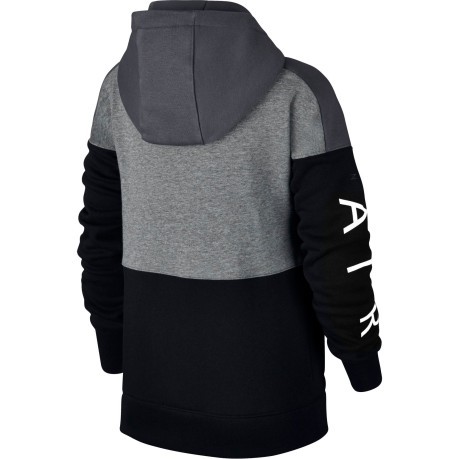 Sweatshirt Jungen-Air-grau-schwarz