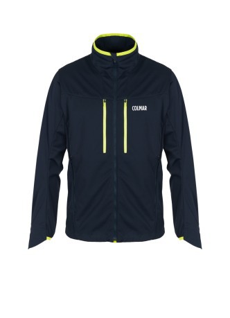 Men's jacket Trail blue yellow