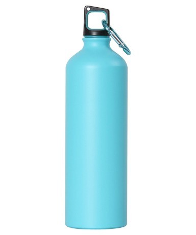 Botella de agua de Primavera 1L frente azul