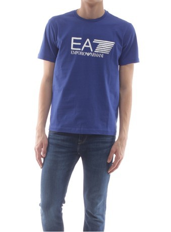 T-Shirt mens de Formation de Base-plan bleu