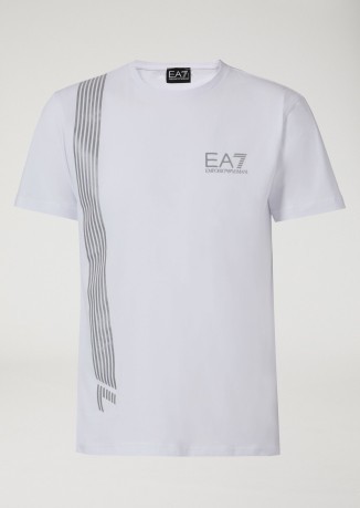 T-Shirt Herren 7 Line-weiß gegenüber