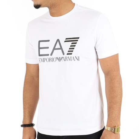 Hommes T-Shirt la Formation Sport Graphique blanc à l'avant