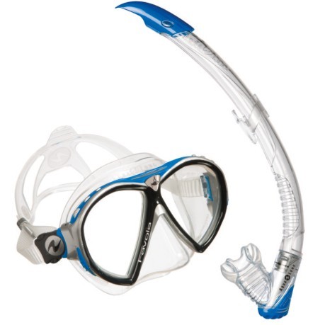 Kit Mask Fable+ Snorkel Zephyr blue